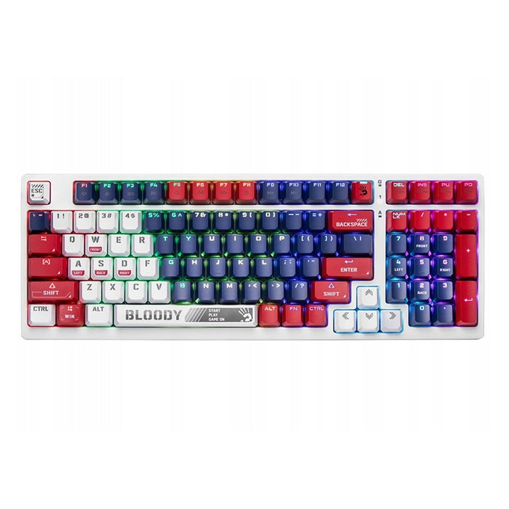 A4TECH BLOODY S98 USB Sports Navy Teclado Mecánico (Interruptores BLMS Red Plus)