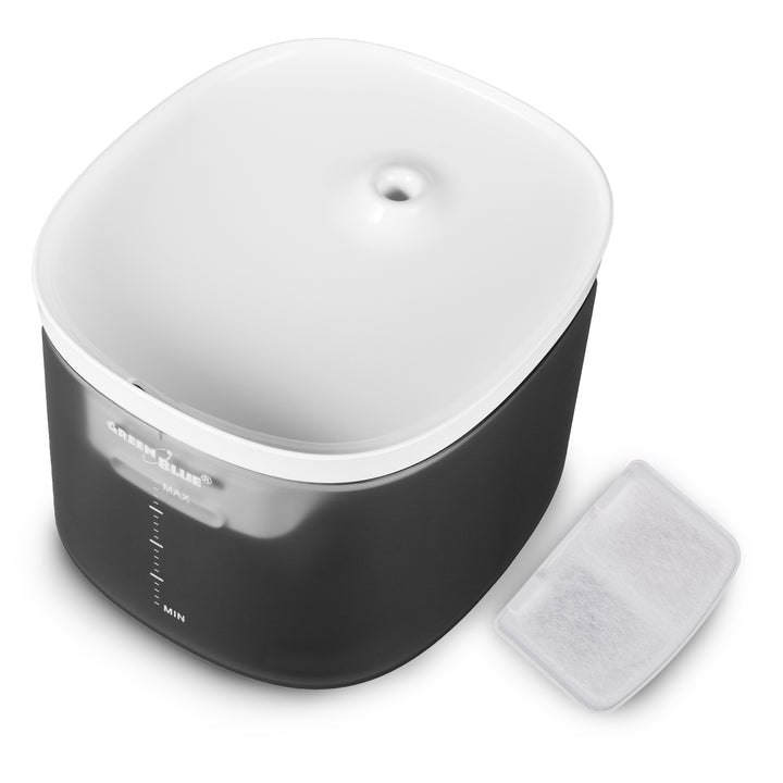 GreenBlue Dispensador/Bebedouro Automático para Animais de Estimação, 3L, USB 5V1A, GB392 + GreenBlue Dispensador/Alimentador Automático para Alimentos e Alimentos para Animais de Estimação, 6L, USB 5V1A, GB393