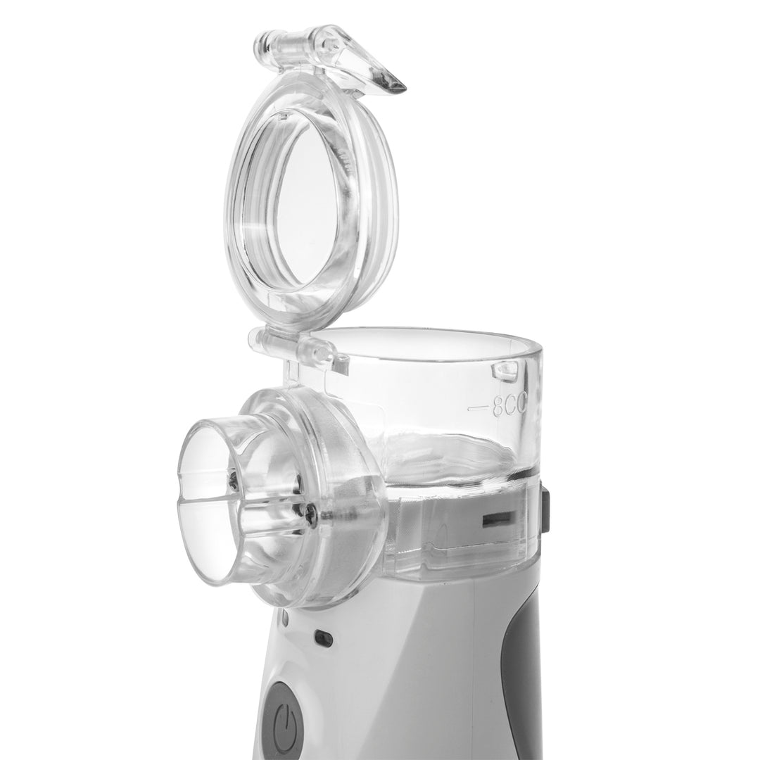 Nebulizador e inalador portátil sem fios Promedix, kit com máscaras, PR-835 + termómetro médico infravermelho sem contacto Promedix PR-960