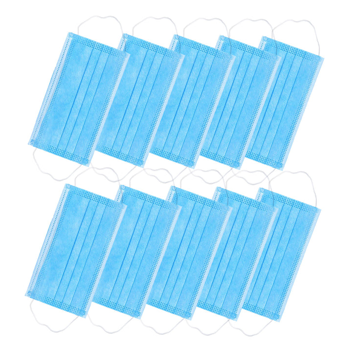 Oxímetro de pulso médico LED HD Promedix PR-870 de 1,5" + 2 máscaras faciais médicas CE EN 14683:2019 - Conjunto - Azul 10 peças Promedix PR-280 BFE&gt;98%...