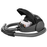 Aspirador Lafe com saco, sistema de tripla filtragem, 800 W, preto, compacto S