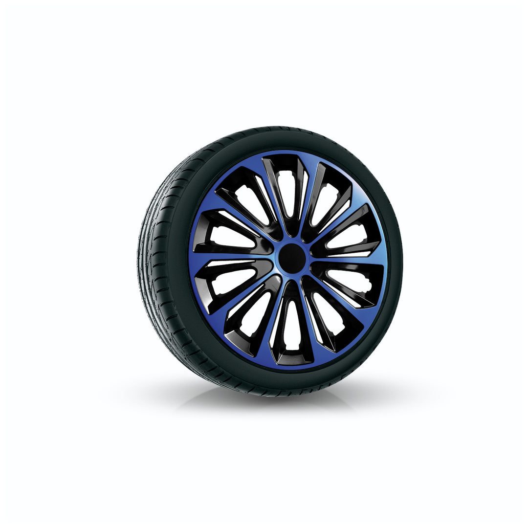 Tapacubos universal 16'' NRM Strong Duo azul/negro 1 pieza