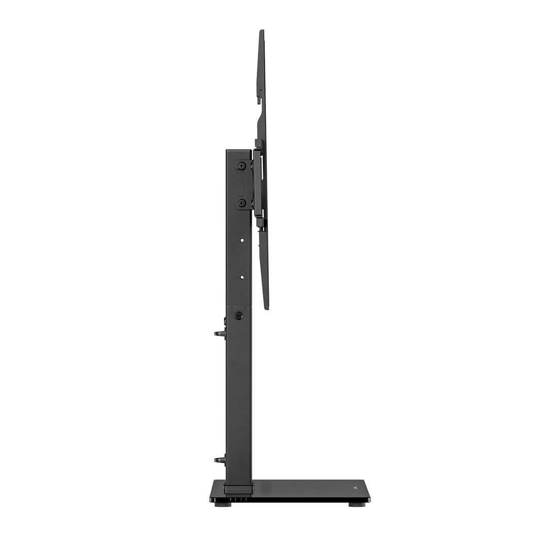 Soporte de TV universal Maclean, para mueble RTV, soporte, máx. 40kg, máx. VESA 400x400, ajuste de altura e inclinación, para televisores de 32-65", MC-1240