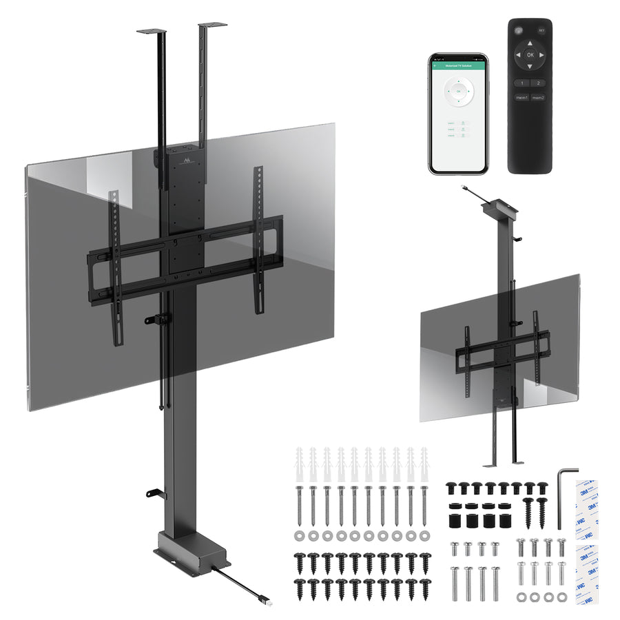 Agarre eléctrico de techo y suelo, extraíble Maclean, 43''-88'', VESA 600x400, máx. 60kg, 100-240V AC,50/60Hz