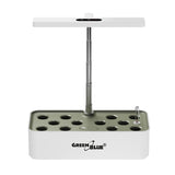 Sistema inteligente de cultivo interior GreenBlue, maceta SMART, capacidad de 4 l, para 12 plantas, LED de espectro completo, GB133