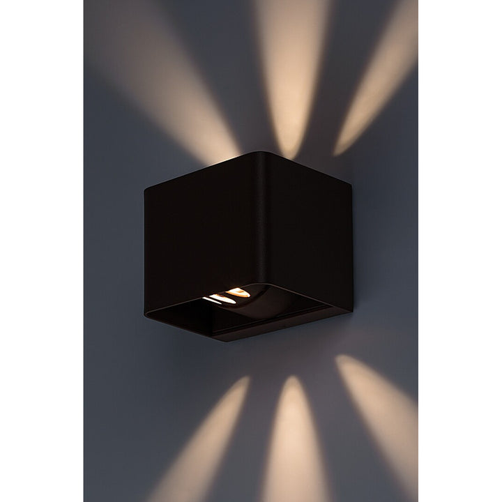 Rabalux Hallstatt Aplique de exterior 10W IP54 marrón