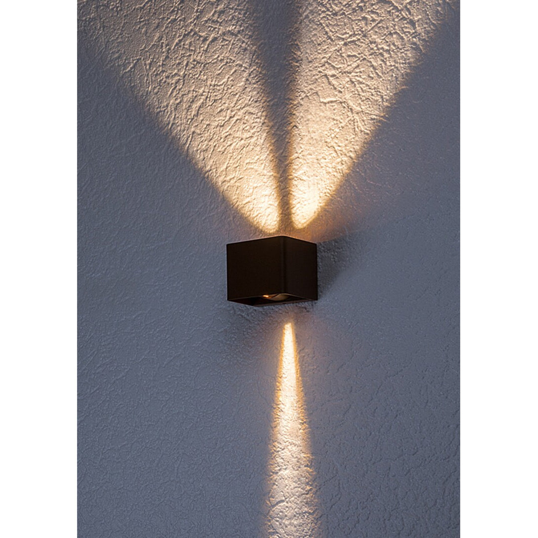 Rabalux Hallstatt Aplique de exterior 10W IP54 marrón