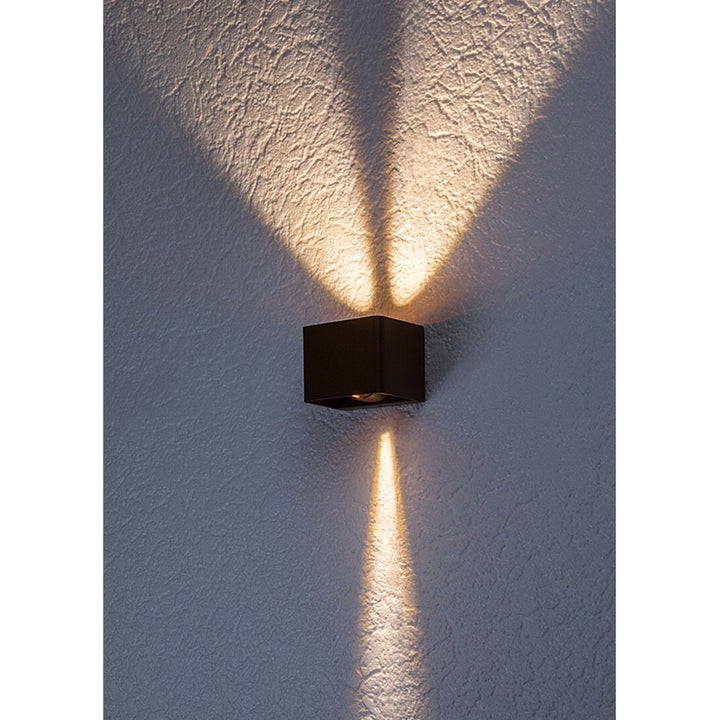 Rabalux Hallstatt Aplique de exterior 10W IP54 marrón