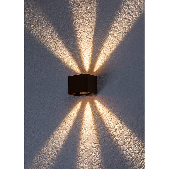 Rabalux Hallstatt Aplique de exterior 10W IP54 marrón