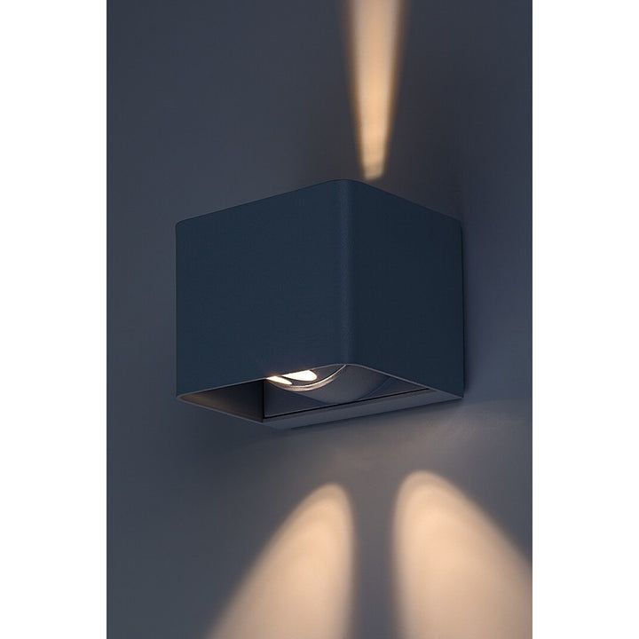 Rabalux Hallstatt Aplique de exterior 10W IP54 gris