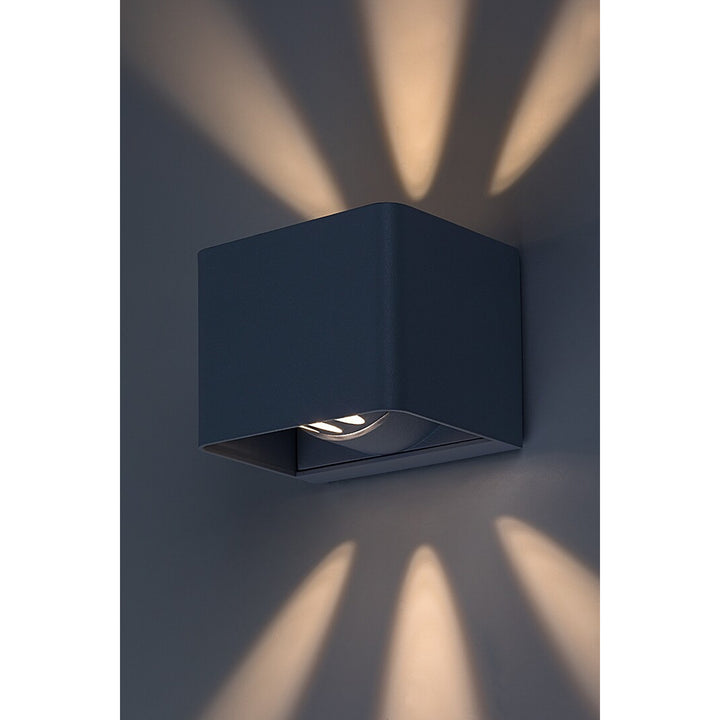 Rabalux Hallstatt Aplique de exterior 10W IP54 gris
