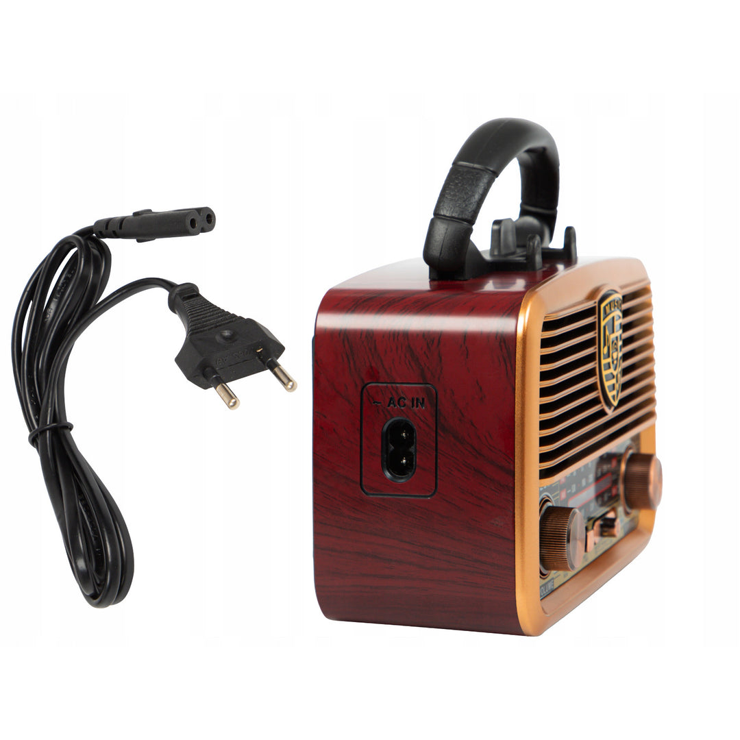 BLOW Radio portátil solar analógica AM/FM BT RA10, AUX, USB, TWS