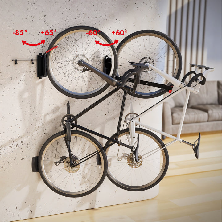 Aparcabicicletas de pared Maclean, 35 kg máx., MC-498, 2 piezas