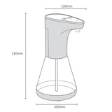 Dispensador automático Promedix, recipiente dispensador para sabonetes líquidos, líquidos desinfectantes, 480ml, 4 pilhas AA PR-530 + 4 pilhas Varta Industrial LR6/AA R-06