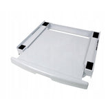 Ligação universal para máquina de lavar e secar roupa, prateleira extraível, 60 cm, branca, Scanpart
