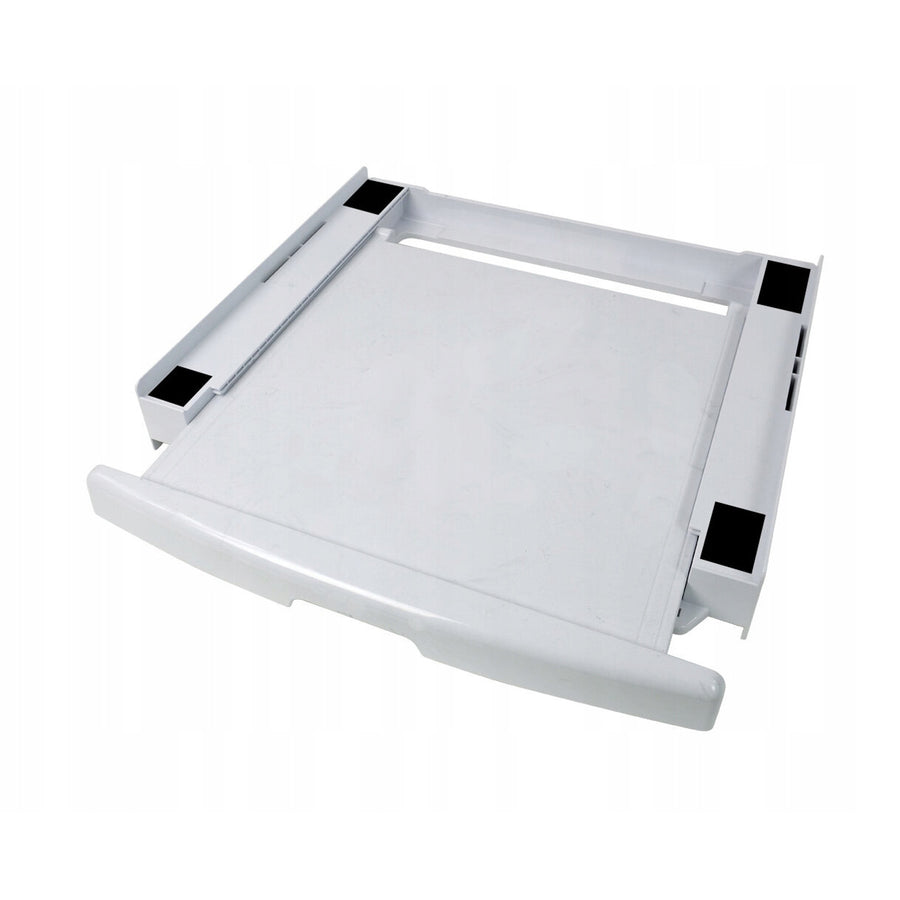 Ligação universal para máquina de lavar e secar roupa, prateleira extraível, 60 cm, branca, Scanpart