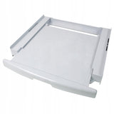 Ligação universal para máquina de lavar e secar roupa, prateleira extraível, 60 cm, branca, Scanpart