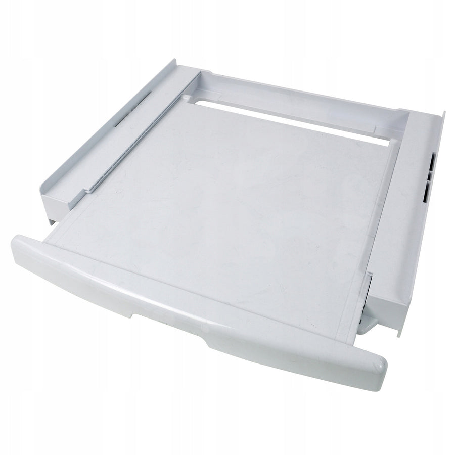 Ligação universal para máquina de lavar e secar roupa, prateleira extraível, 60 cm, branca, Scanpart