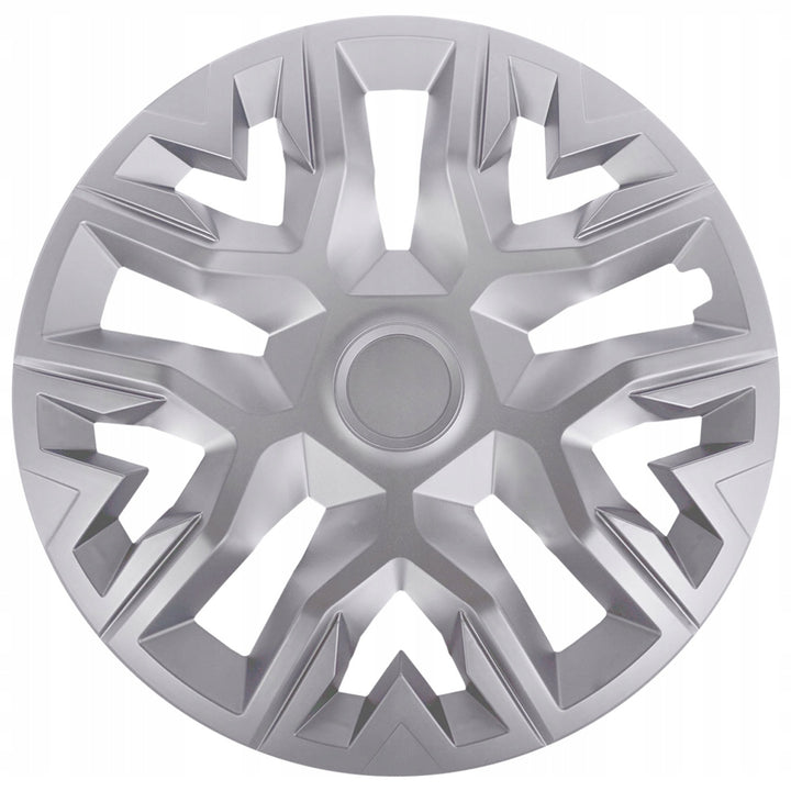 Tapacubos universales 14'' NRM The Best plata 4 piezas