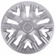 Tampões universais NRM The Best 15'' prateados 4 peças