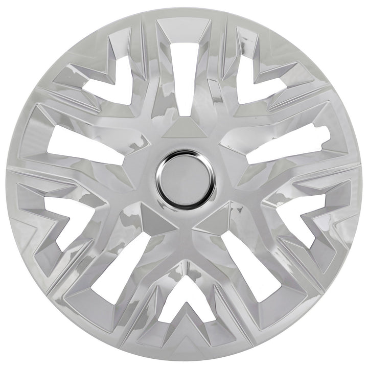 Tapacubos universales 14'' NRM Perfecto lacado plata 4 piezas