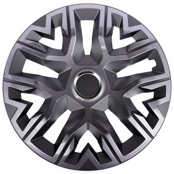 Tapacubos universales 14'' NRM Perfecto grafito lacado 4 piezas