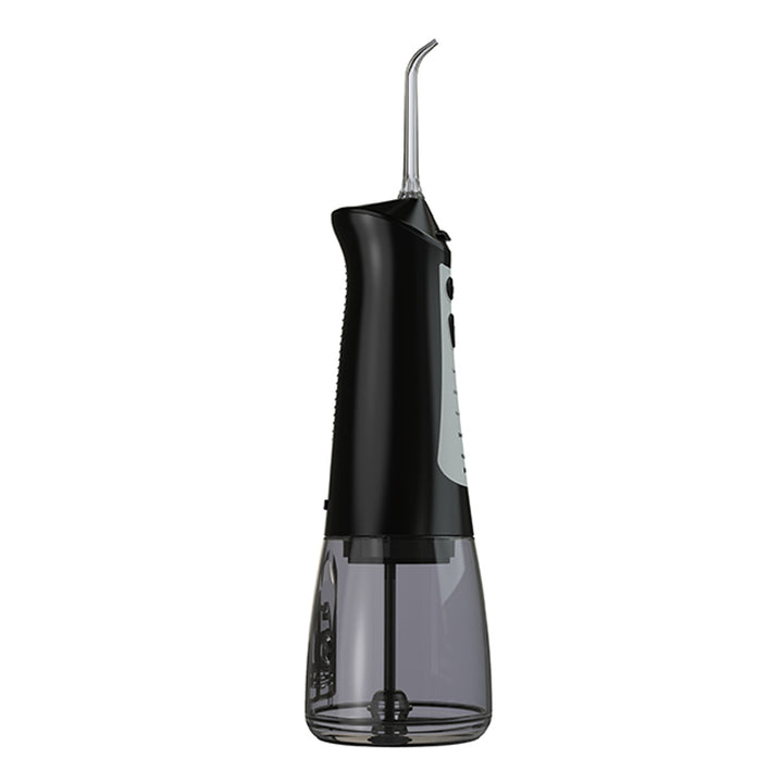 Irrigador Dentário LAFE CleanPRO Preto – 5 Modos, 6 Bocais, 300ml, IPX7, Bateria de 2000mAh, Portátil, Recarregável via USB