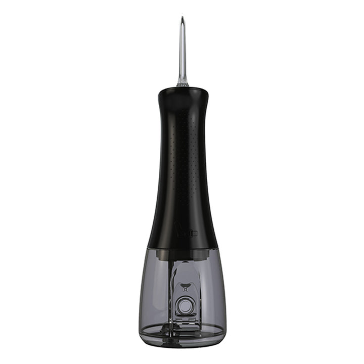 Irrigador Dentário LAFE CleanPRO Preto – 5 Modos, 6 Bocais, 300ml, IPX7, Bateria de 2000mAh, Portátil, Recarregável via USB