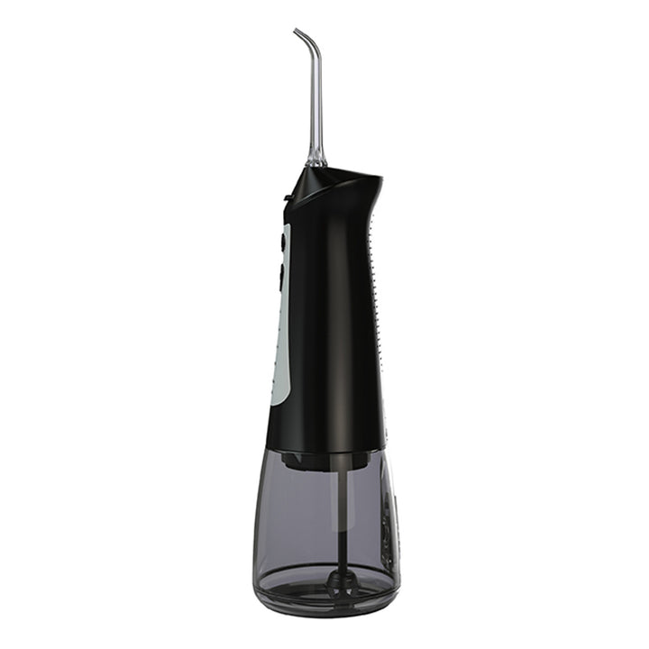 Irrigador Dentário LAFE CleanPRO Preto – 5 Modos, 6 Bocais, 300ml, IPX7, Bateria de 2000mAh, Portátil, Recarregável via USB