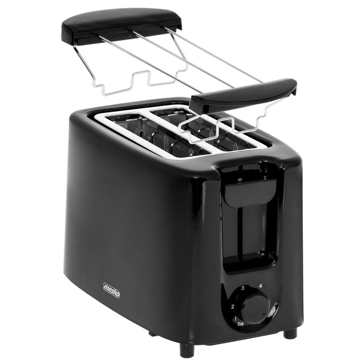 Torradeira Mesko, Torradeira de 2 Fatias, 900 W, Preta, MS 3220
