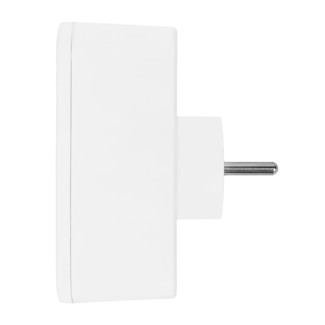 Toma de corriente Maclean x2 + 4xUSB, divisor con 2 tomas, 2xUSB A, 2xUSB C PD 20W, 1x16A + 1x6A, MCE249 F/W
