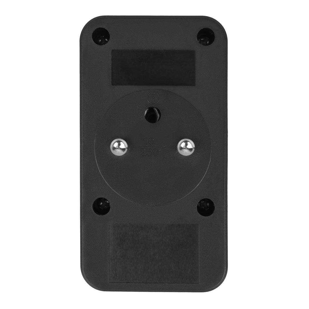 Toma de corriente Maclean x2 + 4xUSB, divisor con 2 tomas, 2xUSB A, 2xUSB C PD 20W, 1x16A + 1x6A, MCE249 F/W