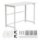 Mesa escritorio plegable Maclean, blanca, móvil, tablero 100x50cm, max. 50kg, MC-1250 W