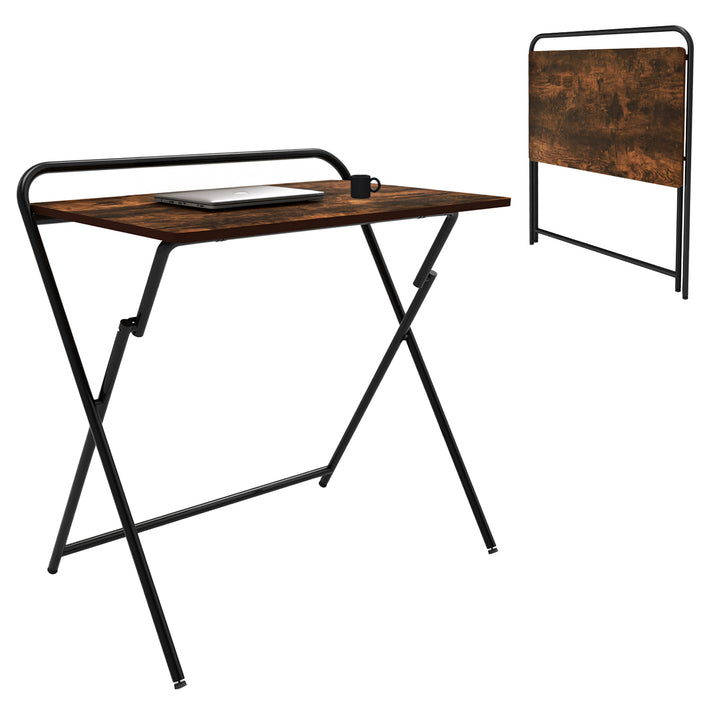Maclean escritorio multifuncional para portátil, negro, tablero 50x80cm, 50kg máx., MC-127 B