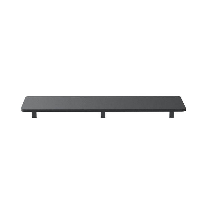 Estante/top plegable Maclean, negro, 100x40 cm, máx. 50 kg, MC-128 B
