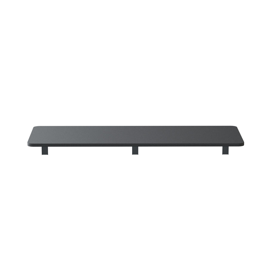 Estante/top plegable Maclean, negro, 100x40 cm, máx. 50 kg, MC-128 B
