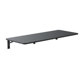 Estante/top plegable Maclean, negro, 100x40 cm, máx. 50 kg, MC-128 B