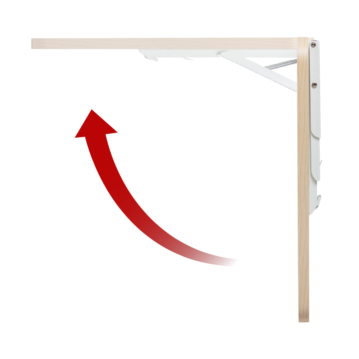 Maclean Estante / tablero plegable, color madera clara, 100x40cm, max. 50 kg, MC-128 WD