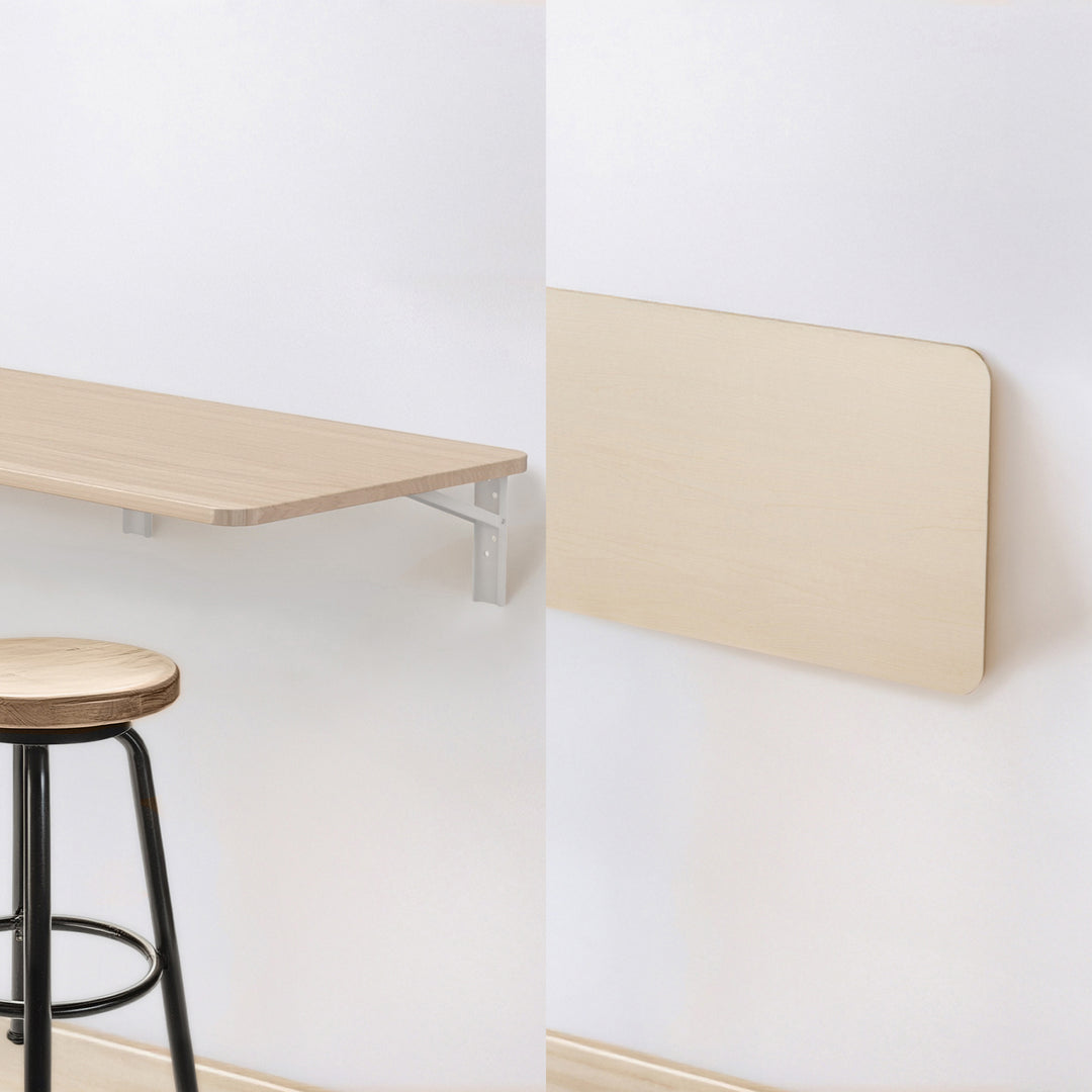 Maclean Estante / tablero plegable, color madera clara, 100x40cm, max. 50 kg, MC-128 WD