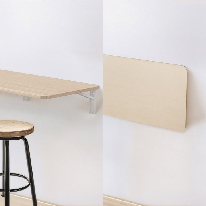 Maclean Estante / tablero plegable, color madera clara, 100x40cm, max. 50 kg, MC-128 WD