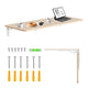 Maclean Estante / tablero plegable, color madera clara, 100x40cm, max. 50 kg, MC-128 WD