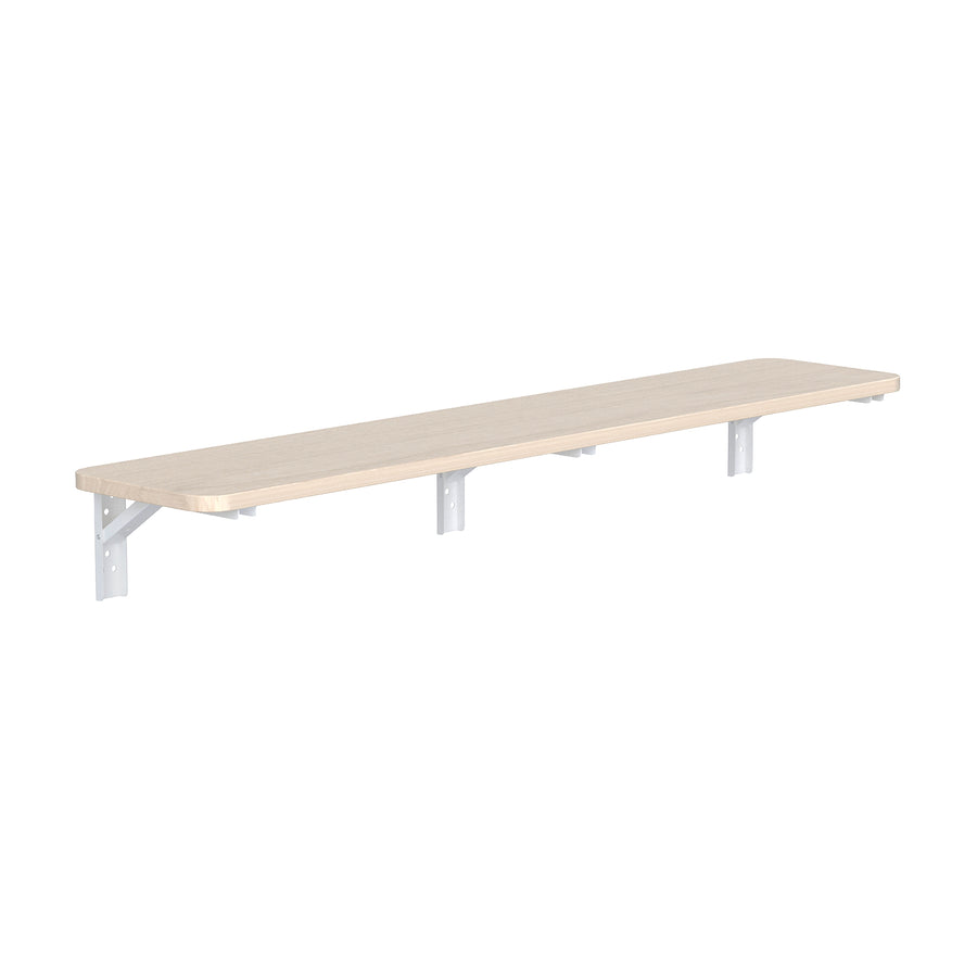 Estante/top plegable Maclean, color madera clara, 100x20 cm, máx.50 kg, MC-129 WD