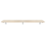 Estante/top plegable Maclean, color madera clara, 100x20 cm, máx.50 kg, MC-129 WD