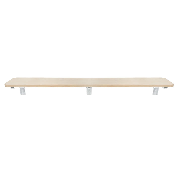 Estante/top plegable Maclean, color madera clara, 100x20 cm, máx.50 kg, MC-129 WD