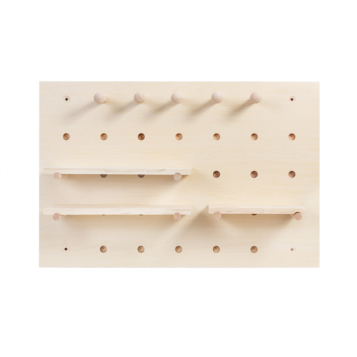 Organizador de madera para pizarra blanca Maclean, color madera clara, 40x60 cm, máx. 20 kg, MC-130 WD