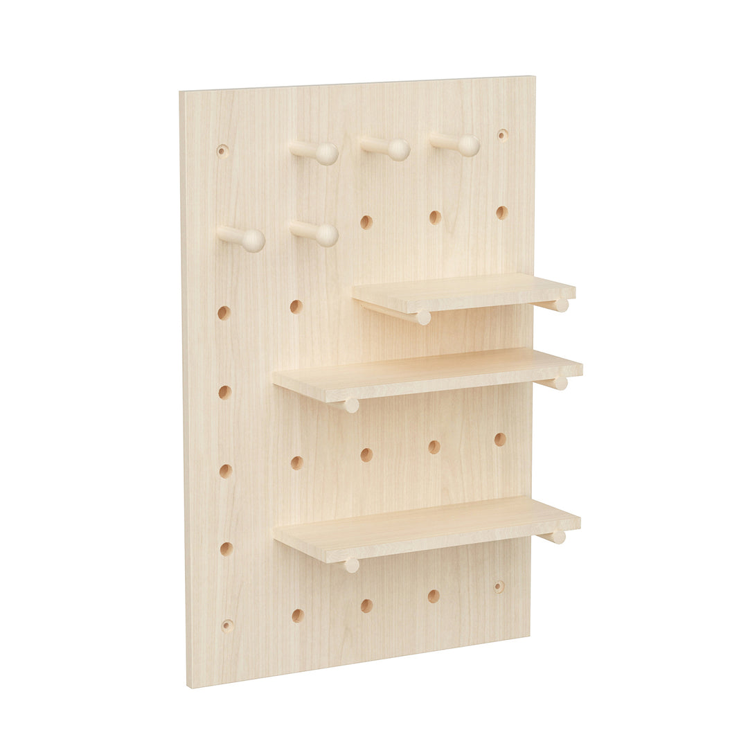 Organizador de madera para pizarra blanca Maclean, color madera clara, 40x60 cm, máx. 20 kg, MC-130 WD