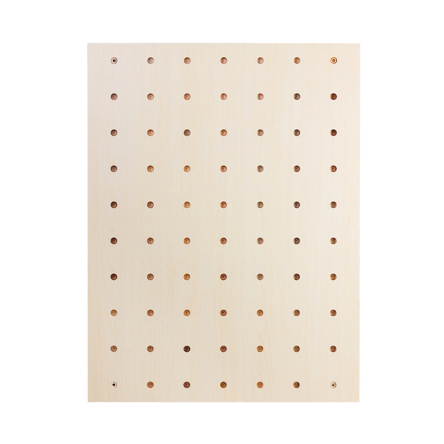 Tablero organizador de madera Maclean, color madera clara, 60 x 80 cm, máx. 20 kg, MC-131 WD