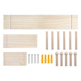 Tablero organizador de madera Maclean, color madera clara, 60 x 80 cm, máx. 20 kg, MC-131 WD