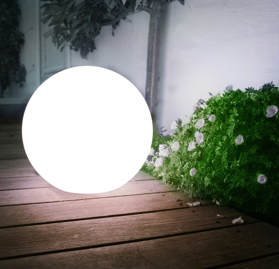 Luz solar GreenBlue, independente, jardim, esfera 25x25x58 cm, LED branco, GB166, pacote de 4