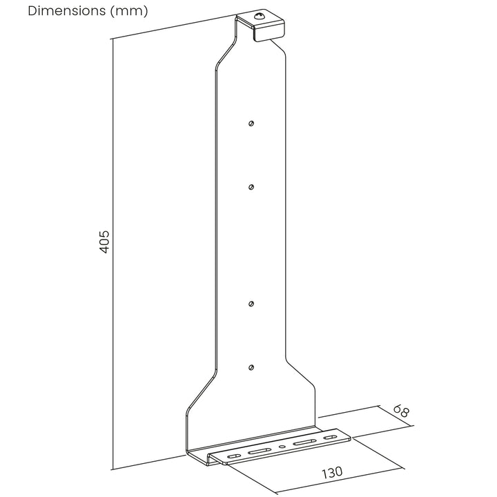 Suporte de parede NanoRS RS181 branco para PS5 com suporte para almofada, máx. 10 kg + Suporte de parede NanoRS RS180 branco para consola Playstation 5, máx. 10 kg